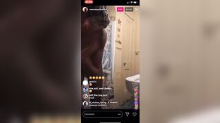 Luhmoo Naked on Instagram Live