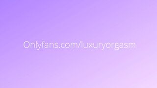 Masturbating her wet pussy and jerking off her big dick - LuxuryOrgasm