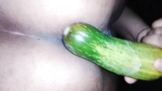 Pakistani bhabhi use cucumber and cuming part 2