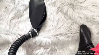 NANA  Self bondage maid gas mask vibrator orgasm