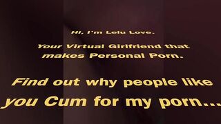 FemDom babe teases you with pussy & asshole, CEI JOI & post orgasm stroking CBT - Lelu Love