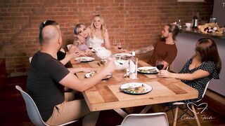 TEASER: Charlie invites her friends for dinner which ends up in a crazy group sex!