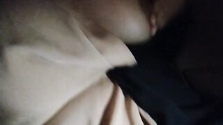 Thai girl big boobs - เรียก grab car แล้วช่วยตัวเอง