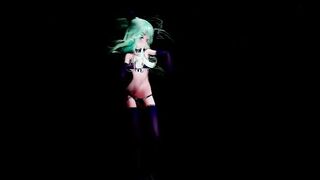 MMD 4k YamaKaze bikini Follow the Leader