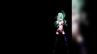 MMD 4k YamaKaze bikini Follow the Leader