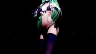 MMD 4k YamaKaze bikini Follow the Leader