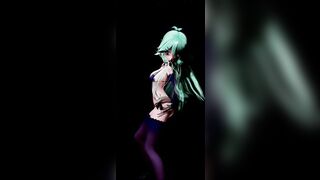 MMD 4k YamaKaze bikini Follow the Leader