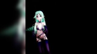 MMD 4k YamaKaze bikini Follow the Leader