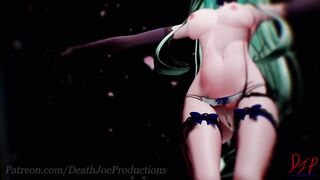 MMD R18+ Yamakaze Peek A Boo 60fps