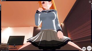 3D HENTAI POV A new high school student asked for my house