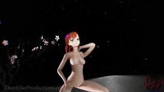 MMD R18 4k Misaka Mikoto - bikini and stockings - Paradinha - 1024