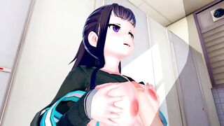 Maki Oze FireForce 3D Hentai 2/7