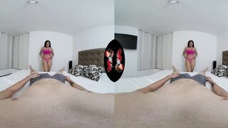 Vrlatina - Big Booty Latina Busty Hottie Rocked Vr Experience