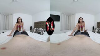 Vrlatina - Big Booty Latina Busty Hottie Rocked Vr Experience