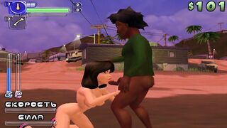 Aborigines fuck local girls. Orgy in the village! | BoneTown, Sex Games