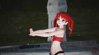 MMD R18+ Kuroko B B F Beach Stage 1160