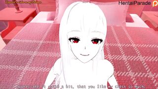 Cumming on Modernia Huge Tits NIKKE Hentai Uncensored