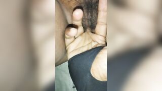 Newly married wife pussy fingering her husband