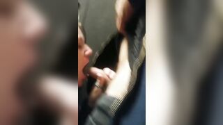 Caught jerking off on elevator