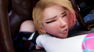 Fortnite Spider-Gwen Likes Her Dicks Strong Blacked