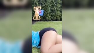 CRAZY THICK White Girl doing WAP Dance on Tiktok (looped)