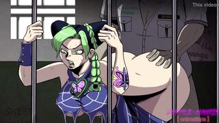 Jolyne Kujo Gets her Thicc Ass Interrogated (Jojo's Bizarre Adventure Commission)