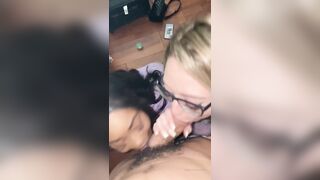 3 Girls Sucking my Dick at Crazy College Slut Party