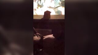 Privately filmed gangbang in porn cinema with fucking, cumshot, blowjob