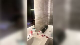 Valentine's day. beauty in the jacuzzi, erotica, masturbation, foam...????