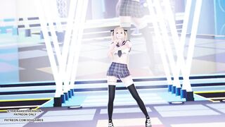 [MMD] Giga - CH4NGE Petite Teen Marie Rose Sexy Hot Dance Uncensored Hentai