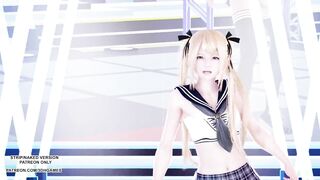 [MMD] Giga - CH4NGE Petite Teen Marie Rose Sexy Hot Dance Uncensored Hentai