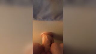 Close Up on a Wall Mounted Dildo. Riding to help satisfy my horny pussy.