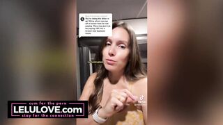 Babe gets goofy on TikTok, reveals more behind the scenes of catfish romance scams, dirty talk JOI with big boobs - Lelu Love