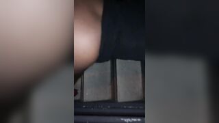 Fucking a black girl in the car and behind a building on the stairs