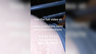 Fucking a black girl in the car and behind a building on the stairs