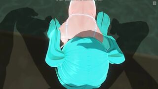 3D HENTAI POV Hatsune Miku sucks you off