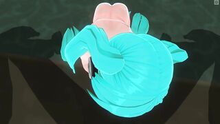 3D HENTAI POV Hatsune Miku sucks you off