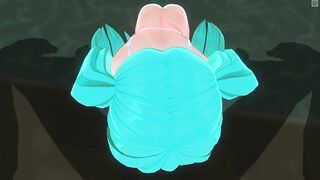 3D HENTAI POV Hatsune Miku sucks you off