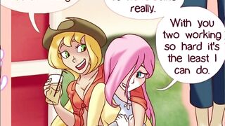 My Little Pony (Twilight Fluttershy Applejack Porn Parody) - Apples of Her Eye (Hard Sex) (Hentai)