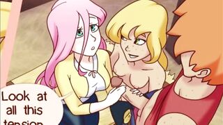 My Little Pony (Twilight Fluttershy Applejack Porn Parody) - Apples of Her Eye (Hard Sex) (Hentai)