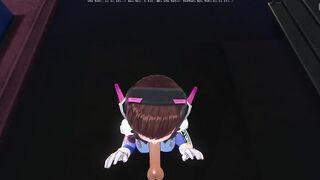 3D HENTAI DVA wants to taste your cum