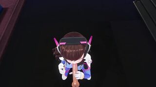 3D HENTAI DVA wants to taste your cum