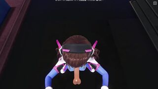 3D HENTAI DVA wants to taste your cum