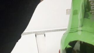 Pussy pong with all beer inside her vagone and Get orgasm