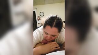 bbw babe sucks Latino guy