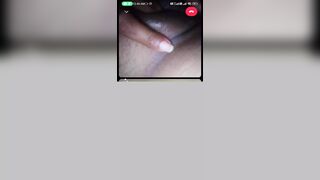 Sex with gf on video call