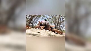 Desi aunty outdoor village sex in boy