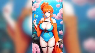 Try to not cum with Nami compilation