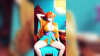 Try to not cum with Nami compilation