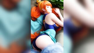 Try to not cum with Nami compilation